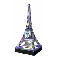 Ravensburger - Mickey & Minnie Eiffel Tower Night Edition 3D Puzzle 216pc