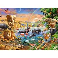 Ravensburger - Savannah Jungle Waterhole Puzzle 100pc