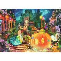 Ravensburger - Cinderella's Glass Slipper Glow in the Dark Puzzle 100pc