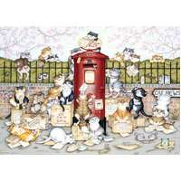 Ravensburger - Crazy Cats Lost in the Post Puzzle 1000pc
