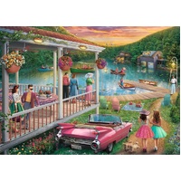 Ravensburger - Summer at the Lake Large Format Puzzle 300pc