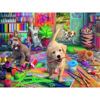 Ravensburger - Cute Crafters Large Format Puzzle 750pc