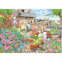 Ravensburger - Beach Garden Cafe Puzzle 1000pc