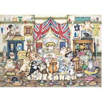 Ravensburger - Crazy Cats Afternoon Tea at Tiddles Puzzle 1000pc
