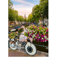 Ravensburger - Bicycle and Flowers in Amsterdam Puzzle 1000pc