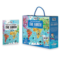 Sassi - Travel, Learn & Explore - The Earth Puzzle + Book