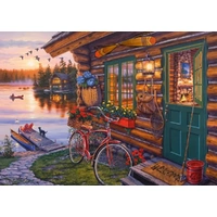 Schmidt - Lakeside Hut with Bike Puzzle 1000pc