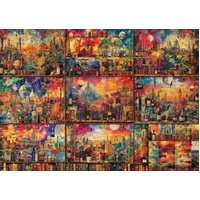 Schmidt - Books, Wine and Travel Puzzle 2000pc
