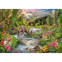 Schmidt - Sundram Wild Frontier Forest Animals Puzzle 1000pc