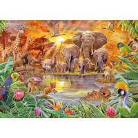 Schmidt - Sundram Wildlife African Kingdom Puzzle 1000pc