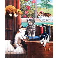 Sunsout - Playtime in the Study Puzzle 1000pc