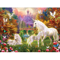 Sunsout - Castle Unicorns Puzzle 1000pc