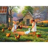 Sunsout - Evening at Grandma's Puzzle 500pce