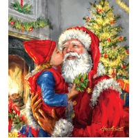 Sunsout - Kissing Santa Puzzle 500pc