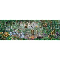 Sunsout - African Mural Panorama Puzzle 500pc
