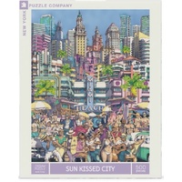 New York Puzzle Company - Sunkissed City Puzzle 500pc (DAMAGED BOX)