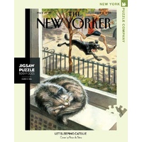 New York Puzzle Company - Let Sleeping Cats Lie Puzzle 500pc