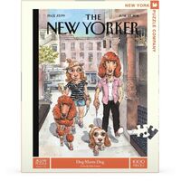 New York Puzzle Company - Puzzle Dog Meets Dog Puzzle 1000pc
