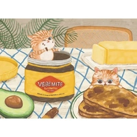The Puzzle Collab  - Vegemite and Cats Puzzle 500pc