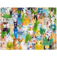 WerkShoppe - Cat Plant Exchange Puzzle 500pc