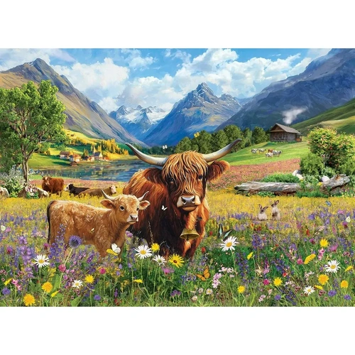 Eurographics - Highland Cows Puzzle 1000pc