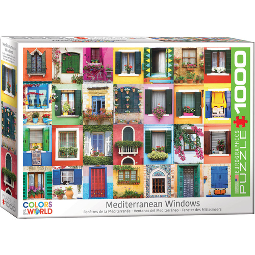 Eurographics - Mediterranean Windows Puzzle 1000pc