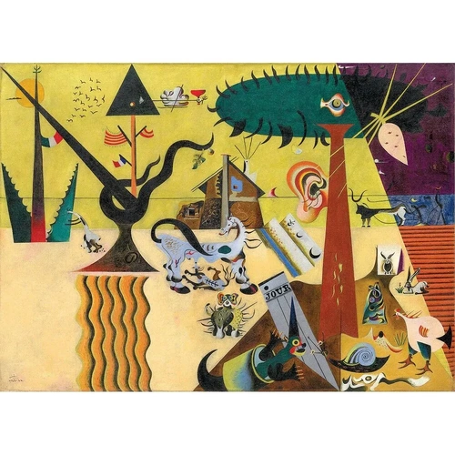 Eurographics - Miro, The Tilled Field Puzzle 1000pc