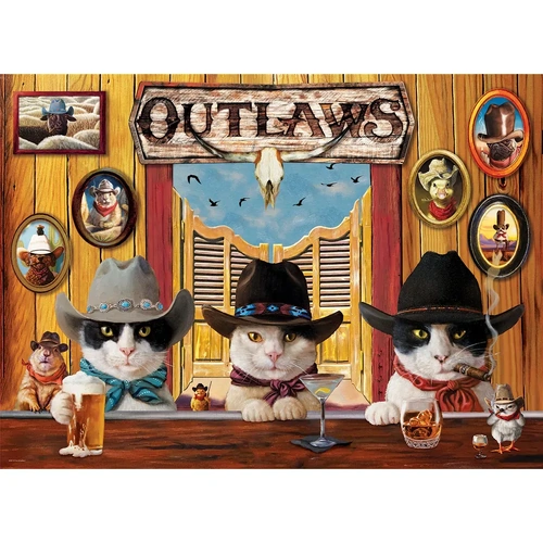 Eurographics - Outlaws Large Piece Puzzle 500pc