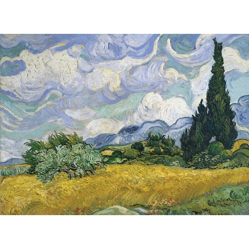 Eurographics - Van Gogh Wheat Field with Cypresses Puzzle 1000pce