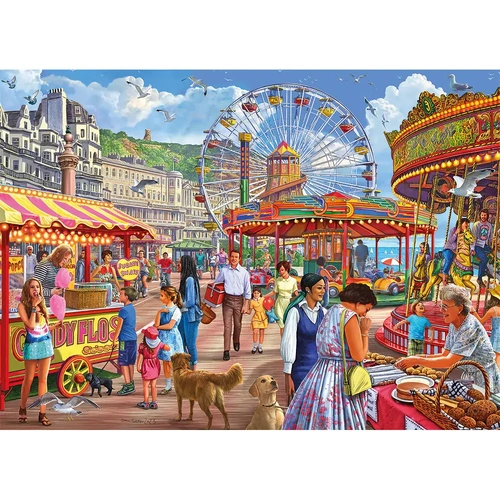 Gibsons - Hastings Promenade Large Piece Puzzle 500pc