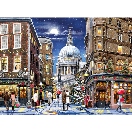 Gibsons - St Paul's At Christmas Puzzle 1000pc