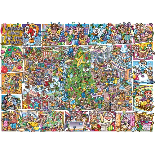 Gibsons - Jokesaws Crackers For Christmas Puzzle 1000pc
