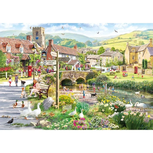 Gibsons - Puddle Ducks & Paddling Puzzle 500pc