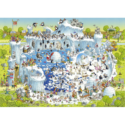 Heye - Funky Zoo - Polar Habitat Puzzle 1000pc