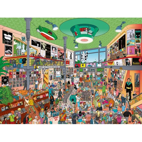 Heye - Record Store Puzzle 1500pc (DAMAGED BOX)