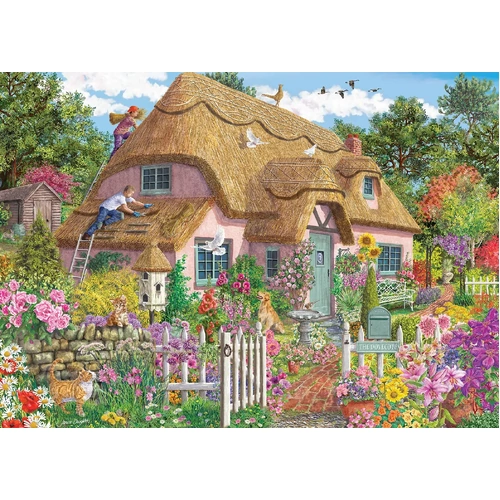 Jumbo - Thatched Cottage Puzzle 1000pc