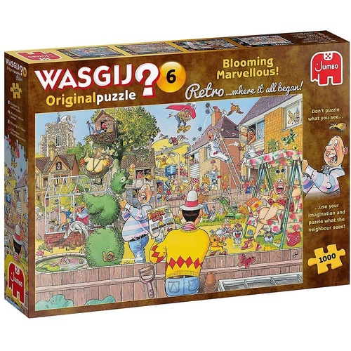 Jumbo - WASGIJ? Original 6 Blooming Marvelous! Puzzle 1000pc