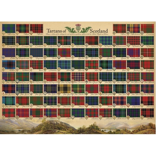 Cobble Hill - Tartans of Scotland Puzzle 1000pc