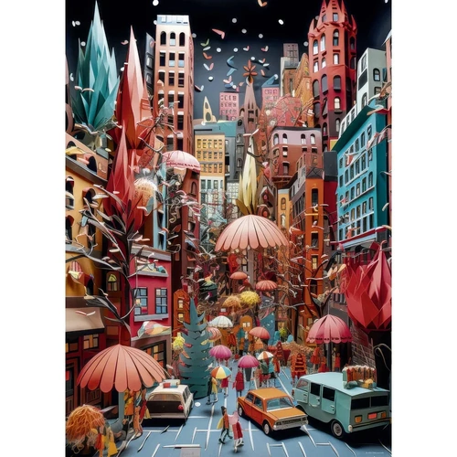 Heye - Paper-Like, Street Canyon Puzzle 1000pc