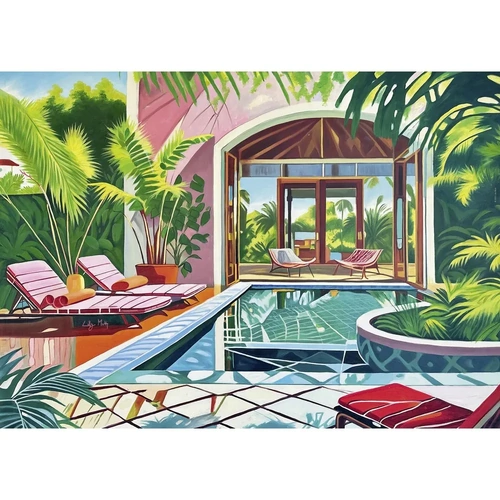 Heye - Time Off, Pool Position Puzzle 1000pc