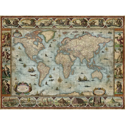 Heye - Map Art, Willem Blaeu World 1500pc
