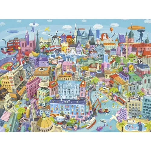 Heye - Good Old Europe Puzzle 1500pc