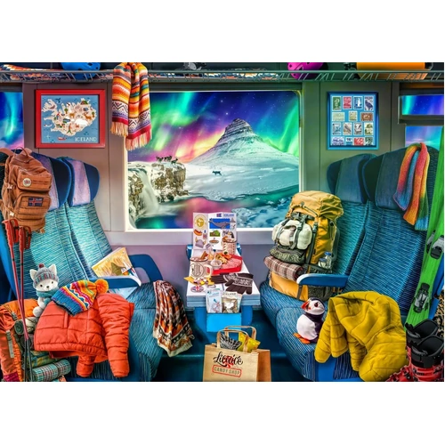 Holdson - The Travelers Window - Iceland Train Journey Puzzle 1000pc