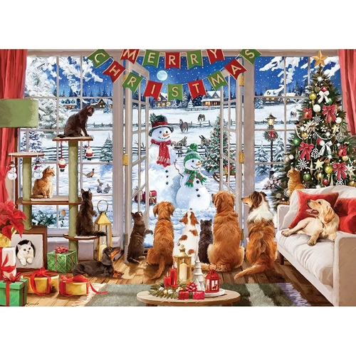 Cobble Hill - Christmas Visitors Puzzle 1000pc