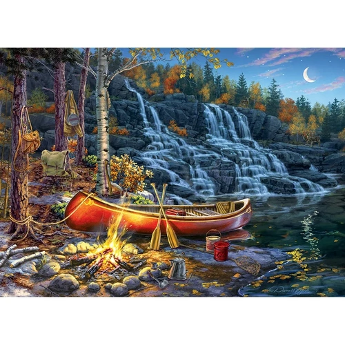 Cobble Hill - Waterfall Camp Puzzle 1000pc