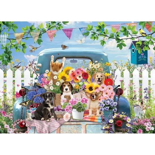 Cobble Hill - Country Truck in Summer Puzzle 500pc