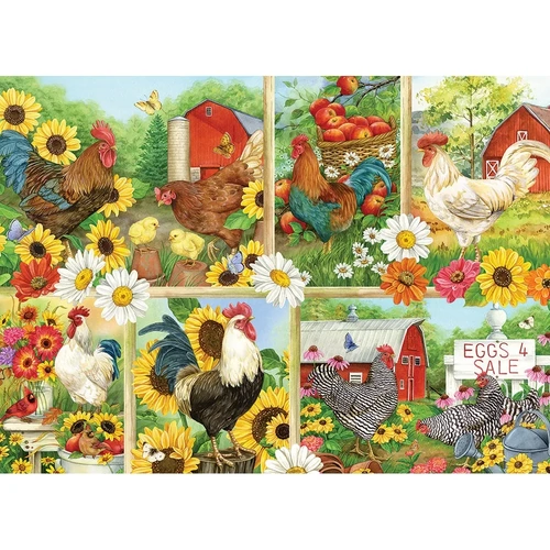 Cobble Hill - Cockadoodledoo Puzzle 500pc