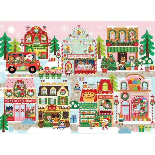 Cobble Hill - Tinsel Town Family Puzzle 350pc