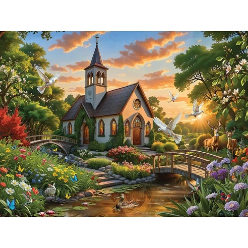 Cobble Hill - Warm Welcome Large Piece Puzzle 275pc