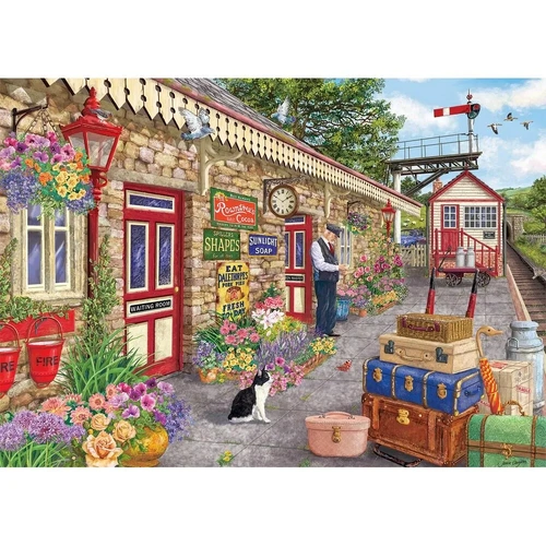 Jumbo - Falcon - Station Blooms Puzzle 1000pc